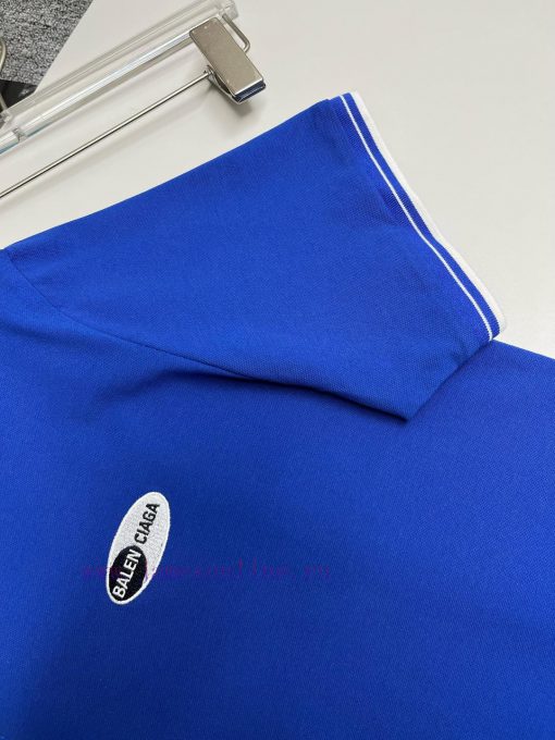 BALENCIAGA Embroidered New Zipper Polo Shirt From BalenciagaOriginal Fabric Official Same Style 6f3k0wcf - Image 6