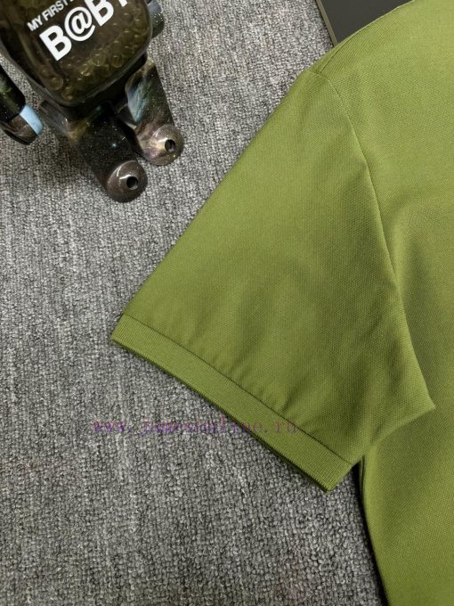 Burberry TB Embroidered New Zipper Polo ShirtOriginal Fabric Official Same StyleUsing 210g Silk fyp9yl96 - Image 7