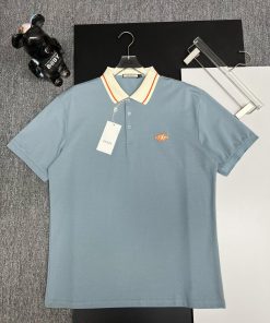 GUCC Ⅰ Gucci Embroidered New Polo ShirtOriginal Fabric Original Customized Accessories Official zhr783sl