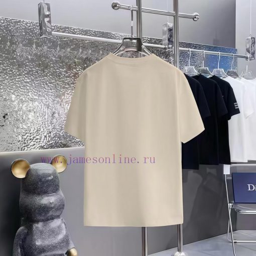 DIOR Printed Round Neck Short Sleeved T-shirt11 Pairs Of Fabric 300g Looped High Weight 100% Pu qkftp75k - Image 6