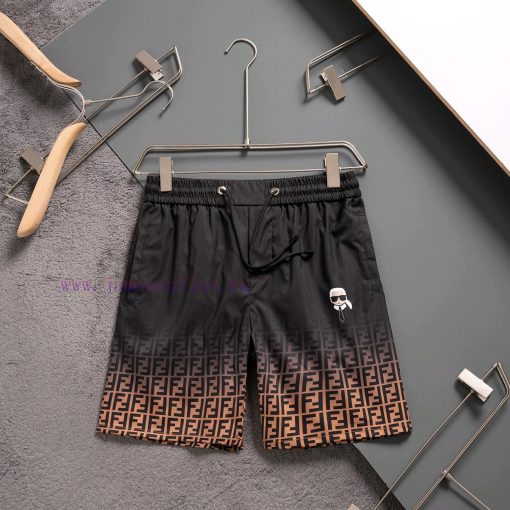 FENDI Fendi2025 Spring And Summer New Casual High Quality "Speed Drying Pants Woven Fabric" Bea p1ztfnlo - Image 2