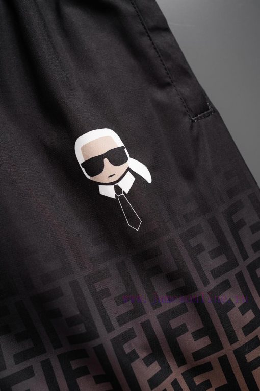 FENDI Fendi2025 Spring And Summer New Casual High Quality "Speed Drying Pants Woven Fabric" Bea p1ztfnlo - Image 6