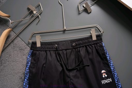 FENDI Fendi2025 Spring And Summer New Casual High Quality "Speed Drying Pants Woven Fabric" Bea pbv1bydl - Image 4