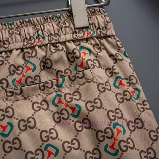 GUCCI Gucci2025 Spring And Summer New Casual High Quality "Speed Drying Pants Woven Fabric" Bea jkbes45v - Image 9