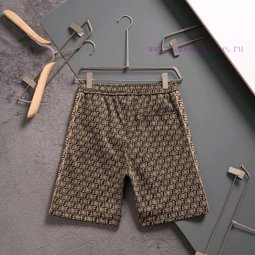 FENDI FendiNew Leisure High-quality "Knitted Jacquard Shorts" For Spring And Summer Of 2025 Fea ad7i0gew - Image 3