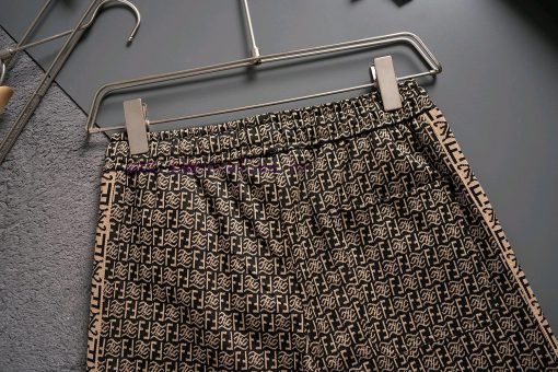 FENDI FendiNew Leisure High-quality "Knitted Jacquard Shorts" For Spring And Summer Of 2025 Fea ad7i0gew - Image 5