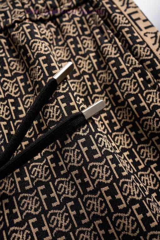 FENDI FendiNew Leisure High-quality "Knitted Jacquard Shorts" For Spring And Summer Of 2025 Fea ad7i0gew - Image 7