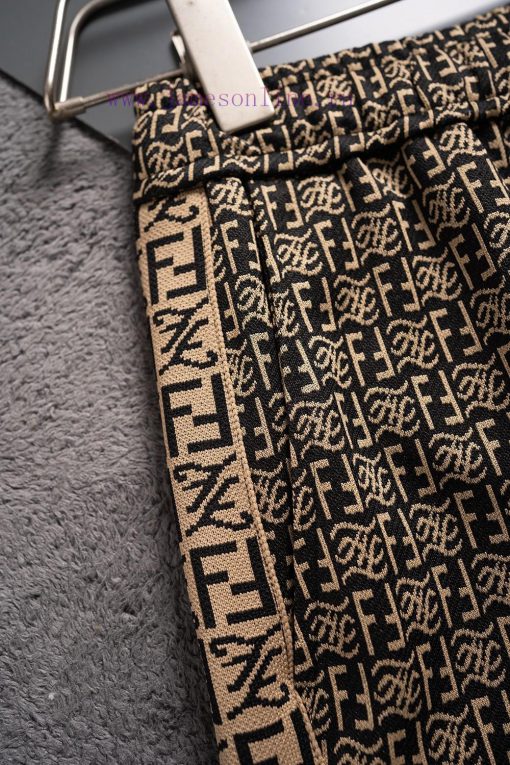 FENDI FendiNew Leisure High-quality "Knitted Jacquard Shorts" For Spring And Summer Of 2025 Fea ad7i0gew - Image 8