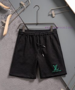 LOUIS VUITTON Louis VuittonNew Leisure High-quality "Knitted Embroidered Shorts" For Spring And yh7ynv31