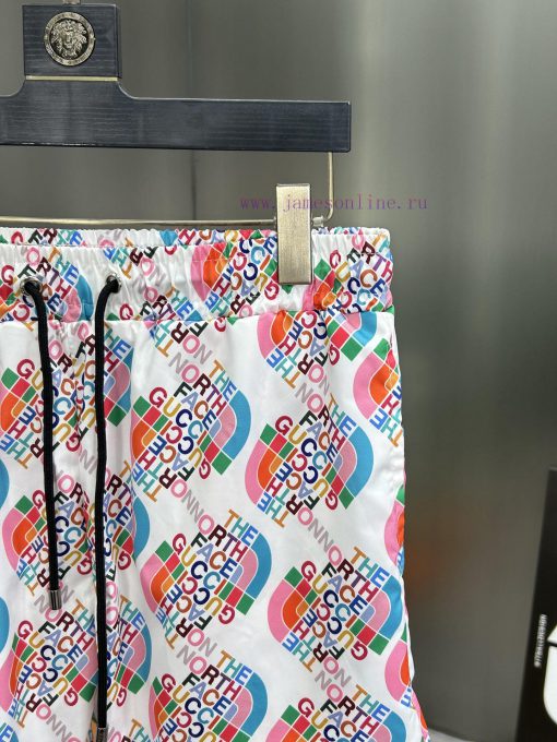 GUCCI 2024 Spring And Summer New Beach Pants Five Cent Shorts Official Website Synchronized Wit g58q1sb0 - Image 4