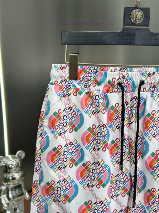 GUCCI 2024 Spring And Summer New Beach Pants Five Cent Shorts Official Website Synchronized Wit g58q1sb0 - Image 5