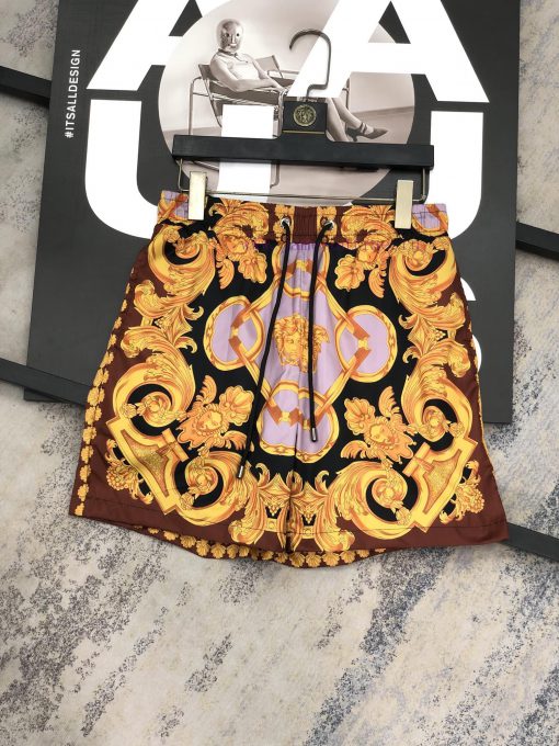 Versace 2024 Summer Men's Casual Shorts Beach Pants Customized Quick Drying Fabric Soft And Smo o8ix1j1g