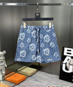 DIOR 2024 Spring And Summer New Beach Pants Shorts Official Website Synchronized With Original 65dkfr2a