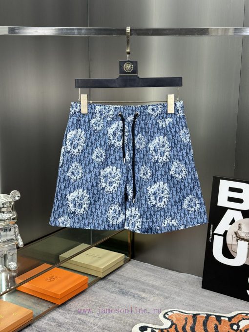 DIOR 2024 Spring And Summer New Beach Pants Shorts Official Website Synchronized With Original 65dkfr2a