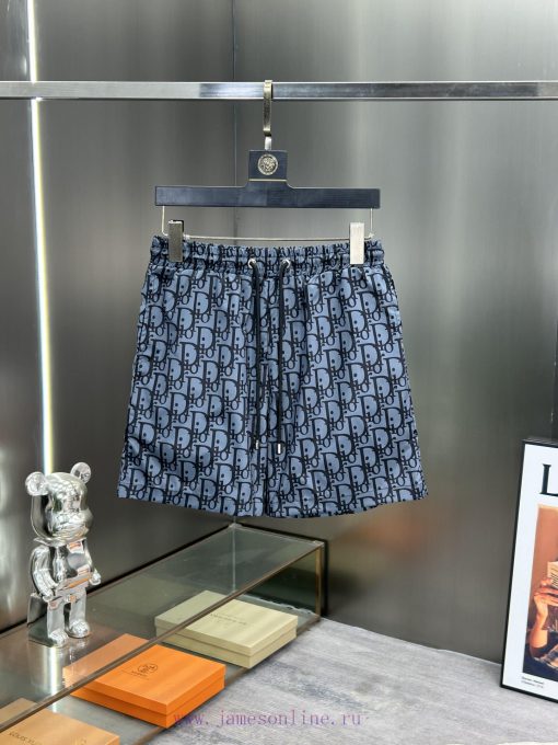 DIOR Mainly Promotes 2024 Summer Men's Casual Shorts Beach Pants Customized Quick Drying Fabric bmi4ixoz