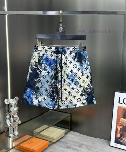 LV Mainly Promotes 2024 Summer Men's Casual Shorts Beach Pants Customized Quick Drying Fabric W j8x5humd
