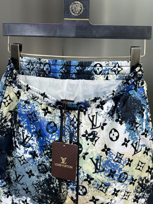 LV Mainly Promotes 2024 Summer Men's Casual Shorts Beach Pants Customized Quick Drying Fabric W j8x5humd - Image 12
