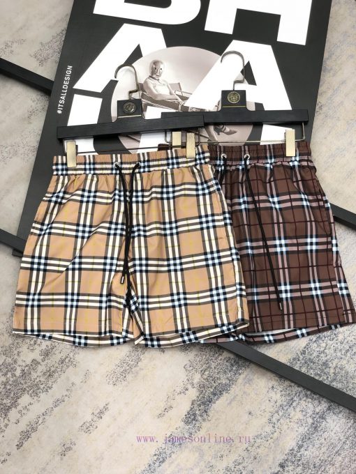 Burberry 2024 Summer Men's Casual Shorts Beach Pants Customized Quick Drying Fabric Soft And Sm pcfkyftf - Image 4