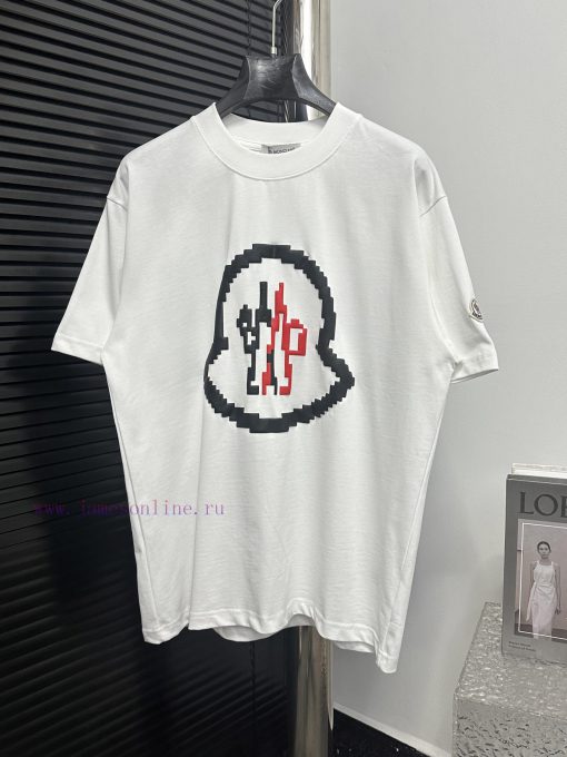 Monster Mask 2025SS New Pixel Blur Logo Printed Short SleeveThe Monster Logo Is Embellished On o77ypjd2 - Image 2
