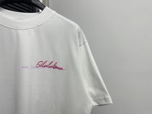 Lululemon Lululemon 25ss Logo Foam Round Neck Short Sleeved T-shirt2g 26 Thread Custom Dyed Dou sovsowss - Image 4