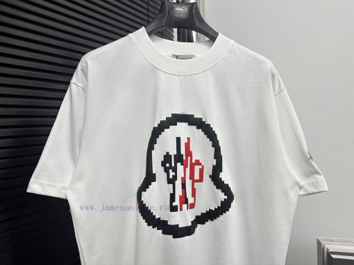 Monster Mask 2025SS New Pixel Blur Logo Printed Short SleeveThe Monster Logo Is Embellished On o77ypjd2 - Image 6