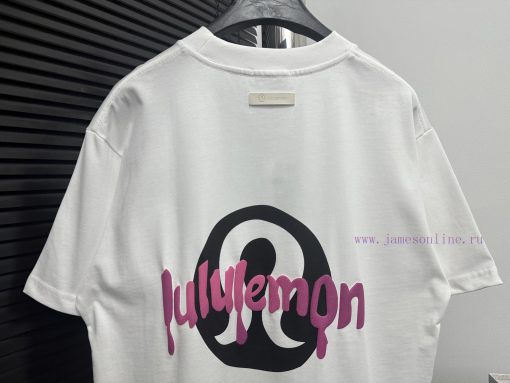 Lululemon Lululemon 25ss Logo Foam Round Neck Short Sleeved T-shirt2g 26 Thread Custom Dyed Dou sovsowss - Image 7