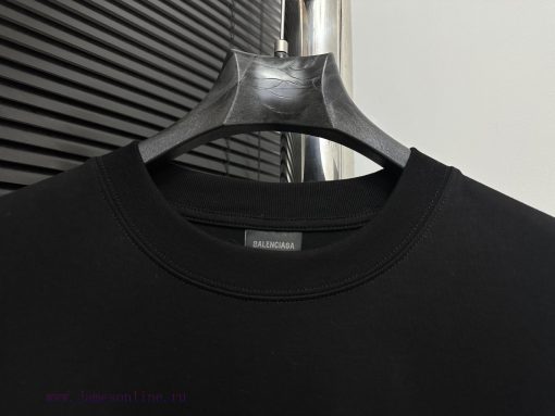 BALENCIAGA Balenciaga Letter Printed Short Sleeved T-shirtCustomized Weaving And Dyeing Of 2g C 1vy6172d - Image 5