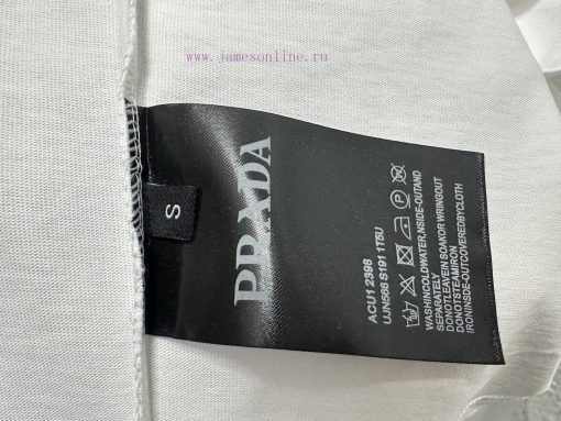 Prada 25ss New Casual Short Sleeved ShirtFashionable And Versatile Popular Imported Fabric With 2qd45gqg - Image 9