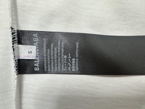 BALENCIAGA Balenciaga Letter Printed Short Sleeved T-shirtCustomized Weaving And Dyeing Of 2g C 2l35ot38 - Image 9