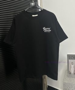 Gucci2025 New Minimalist Letter Logo Pattern Short Sleeved ShirtThe Top Quality Original Short xfwkmh3l