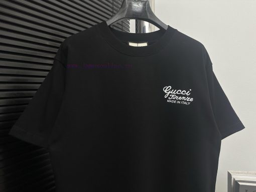 Gucci2025 New Minimalist Letter Logo Pattern Short Sleeved ShirtThe Top Quality Original Short xfwkmh3l - Image 5