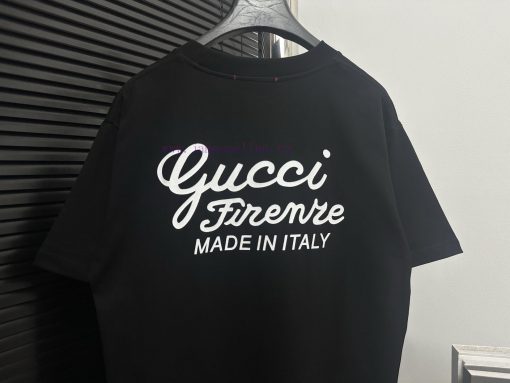 Gucci2025 New Minimalist Letter Logo Pattern Short Sleeved ShirtThe Top Quality Original Short xfwkmh3l - Image 7
