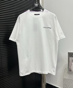 LVSS25 Printed Round Neck Short Sleeved ShirtHigh Quality Top-notch Production Technology Impor 1itsfun4