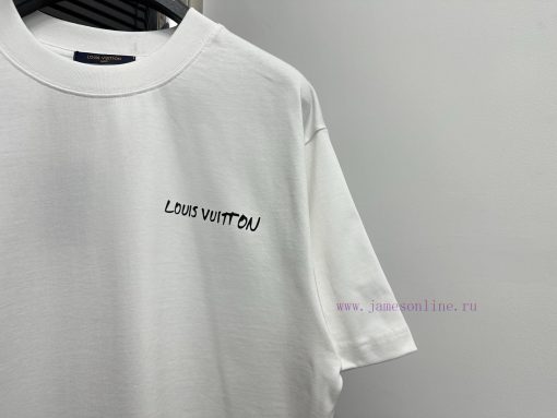 LVSS25 Printed Round Neck Short Sleeved ShirtHigh Quality Top-notch Production Technology Impor 1itsfun4 - Image 3