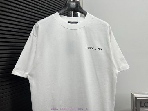 LVSS25 Printed Round Neck Short Sleeved ShirtHigh Quality Top-notch Production Technology Impor 1itsfun4 - Image 5