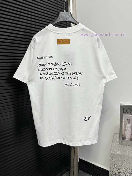 LVSS25 Printed Round Neck Short Sleeved ShirtHigh Quality Top-notch Production Technology Impor 1itsfun4 - Image 7