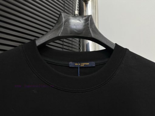 LVSS25 Floral Print Round Neck Short Sleeved ShirtHigh Quality Top-notch Production Technology t578m3rt - Image 4