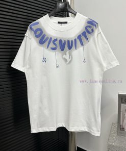 LVSS25 Latest Necklace Printed Short Sleeved UnisexHigh Quality Top-notch Production Technology ei2ssp0i