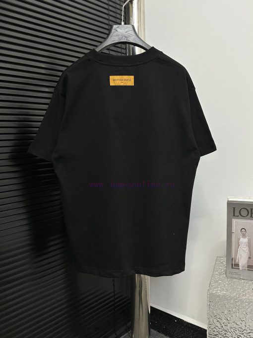 LVSS25 Floral Print Round Neck Short Sleeved ShirtHigh Quality Top-notch Production Technology t578m3rt - Image 9