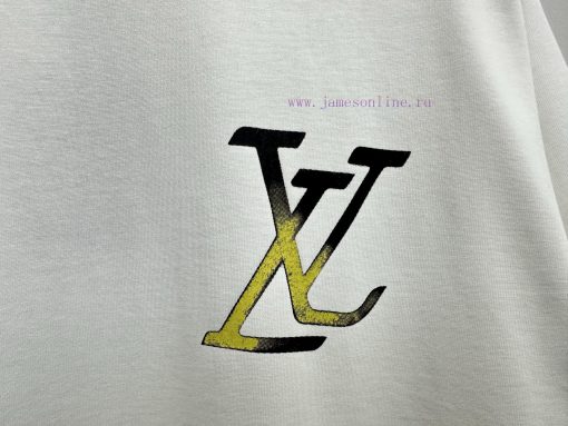 LVSS25 Latest Painted Graffiti Collar Short Sleeved UnisexHigh Quality Top-notch Production Tec y6vhqawq - Image 6