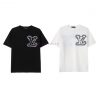 Louis Vuitton25SS Spring/Summer New Knitted Short Sleeve Front And Rear LOGO Jacquard Craftsman 2ty7ymq8