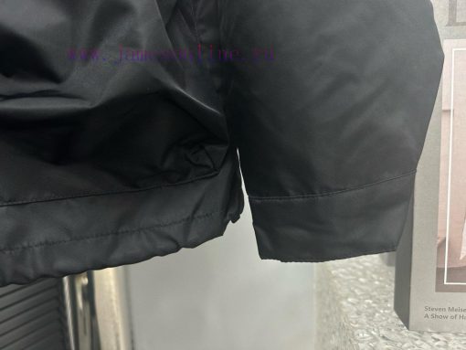 Parda Prada Hooded Waist WindbreakerA Super Cool Trench Coat With A Pure Black Base Color Paire wr7wm5fr - Image 8