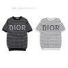 DIOR Dior25SS Spring/summer New Knitted Short Sleeved Simple Striped Sweater With Letter Jacqua 7vkkc9dv