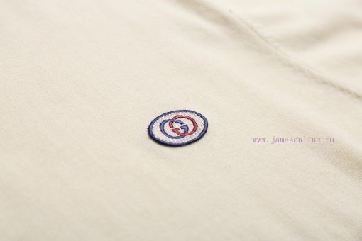 GUCCI  Gucci25SS Spring And Summer New Cardigan Knitted Short Sleeved Cardigan Polo Sweater Log vi6s8e2o - Image 7