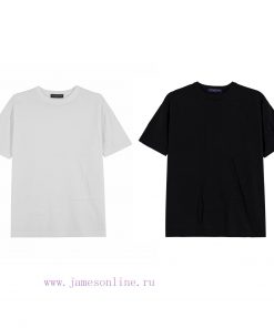 LOUIS VUITTON Louis Vuitton25SS Spring/Summer New Knitted Short Sleeve Simple Logo Jacquard Cra tjhcr2lq