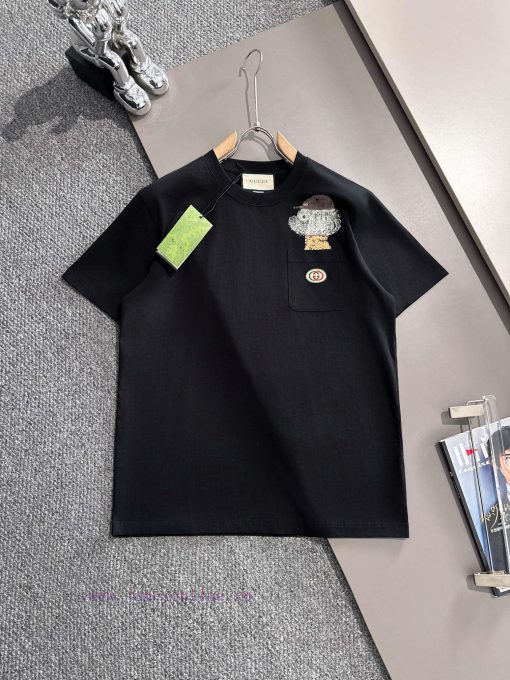 Arrived The Next DayGUCCI 2025 New Pocket Red And Green Embroidered Letter Logo Hand-painted Gr u8kixr83 - Image 2