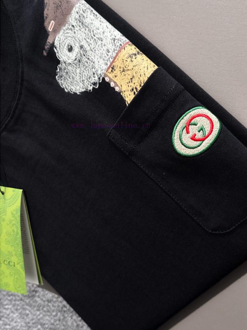 Arrived The Next DayGUCCI 2025 New Pocket Red And Green Embroidered Letter Logo Hand-painted Gr u8kixr83 - Image 6