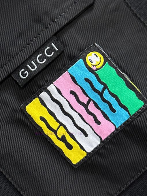 Arrived The Next DayGUCCI 2025 New Classic Plaid Patchwork Custom Pocket Plush Smiley Face Lett 3joy2mbn - Image 7