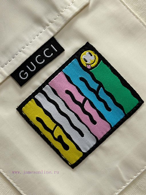 Arrived The Next DayGUCCI 2025 New Classic Plaid Patchwork Custom Pocket Plush Smiley Face Lett 1pvtxdry - Image 7