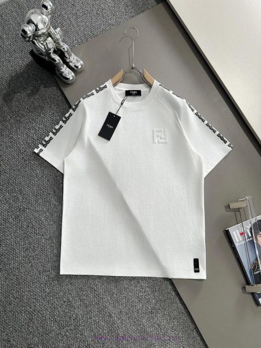 Arrived The Next DayFENDI 2025 New Chest Double F Concave And Convex Craftsmanship Two Sleeve P 4r4152wt - Image 2